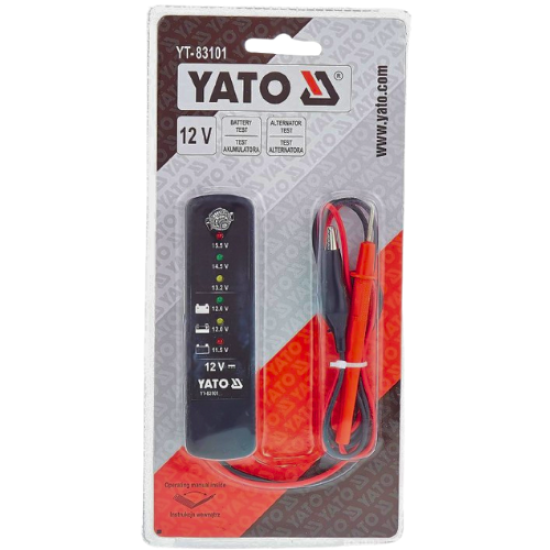 YATO YT-83101 - جهاز قياس جهد السيارة 12 فولت