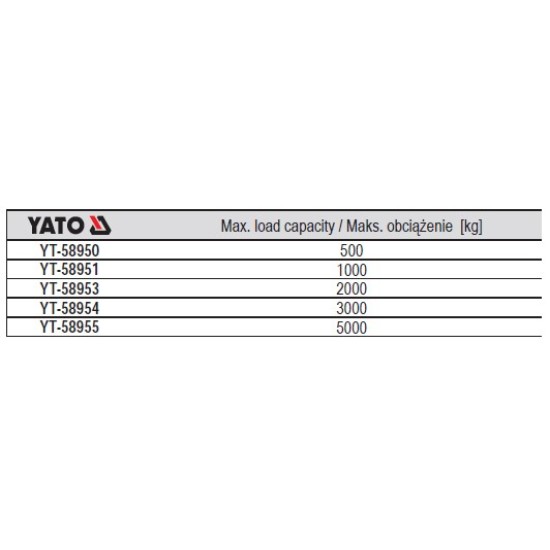 YATO YT-58950 - رافعة يدوية بالسلسلة