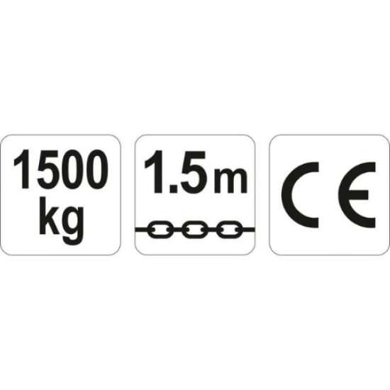 YATO YT-58964 - رافعة سلسلة 1.5T