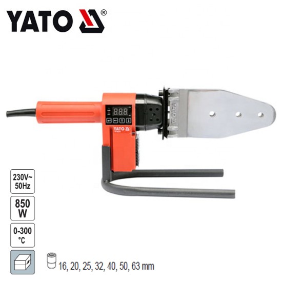 YATO YT-82250 - ماكينة لحام الأنابيب البلاستيكية